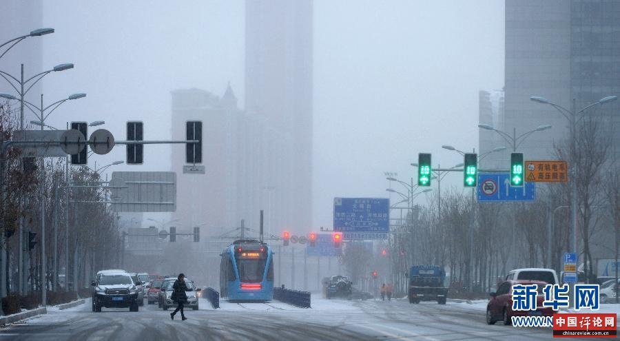 （关注东北大雪）（3）东北大雪持续　辽宁迎来立冬后首场强降雪
