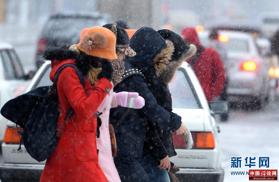 （关注东北大雪）（1）东北大雪持续　辽宁迎来立冬后首场强降雪