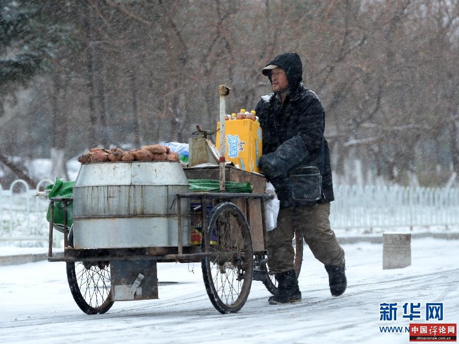 （关注东北大雪）（4）东北大雪持续　辽宁迎来立冬后首场强降雪